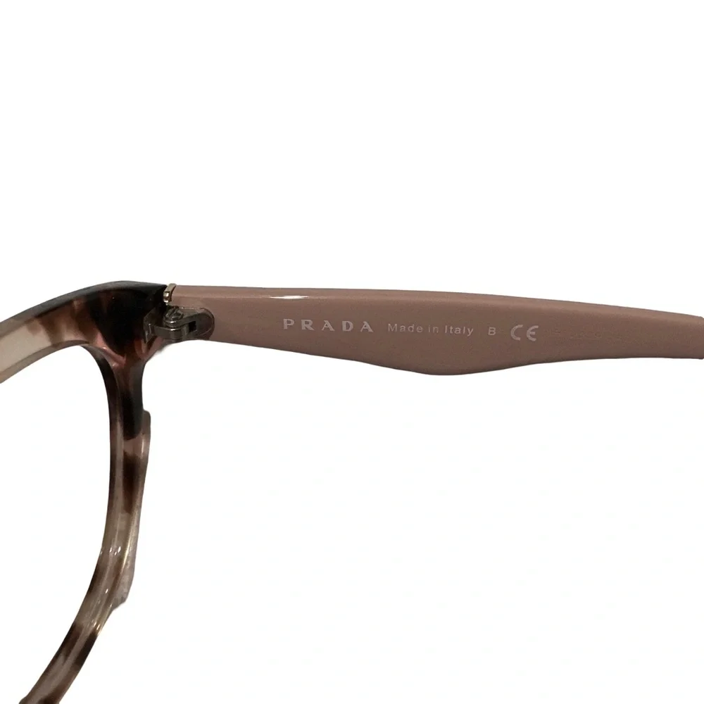 Prada Eyeglass Frames Tortoiseshell Nude Arms Case Included
